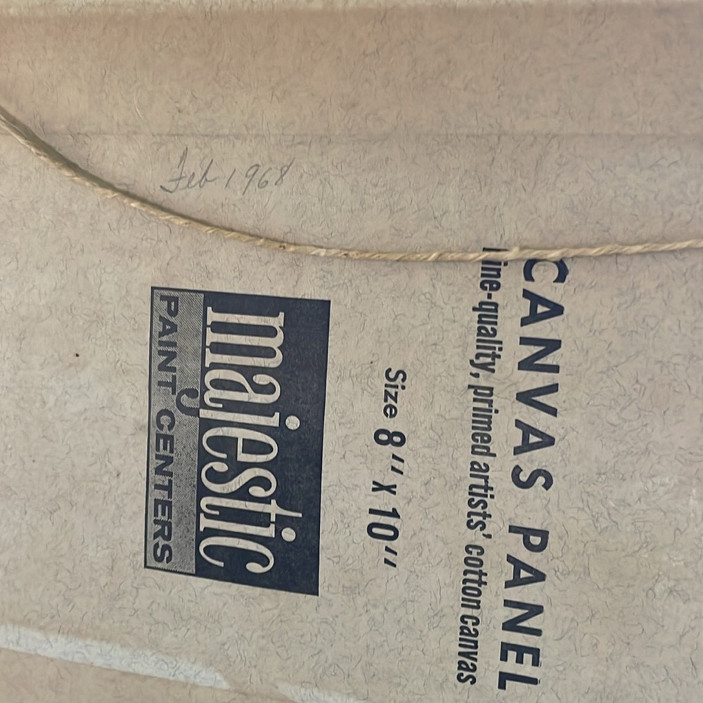 Vintage 1964 Framed Kitchen Vegetables Painting - Picture 4 of 5